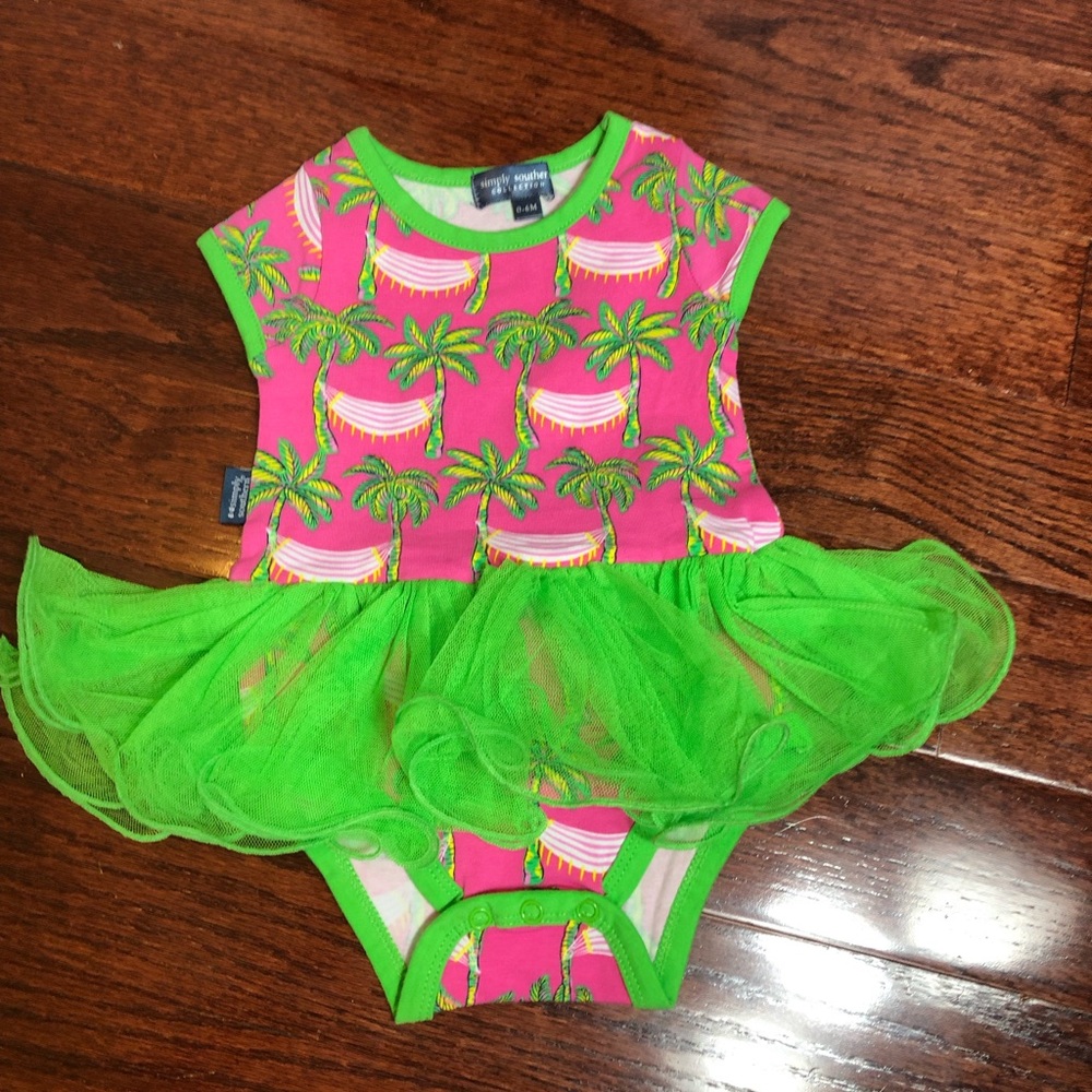 Simply southern ruffled onesie